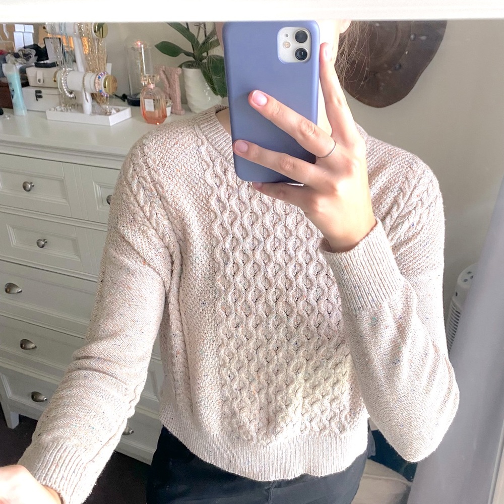 KNIT FALL crewneck sweater